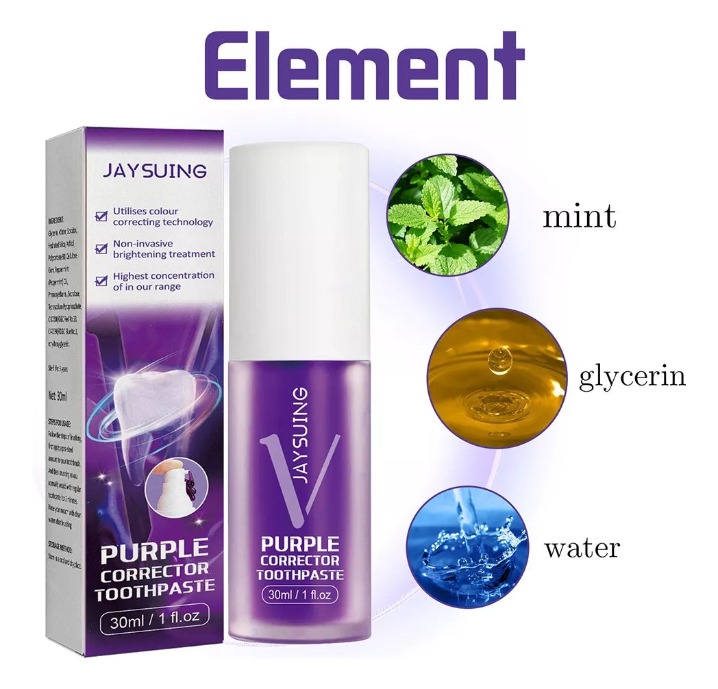 PURP WHITE - Crema blanqueadora de dientes