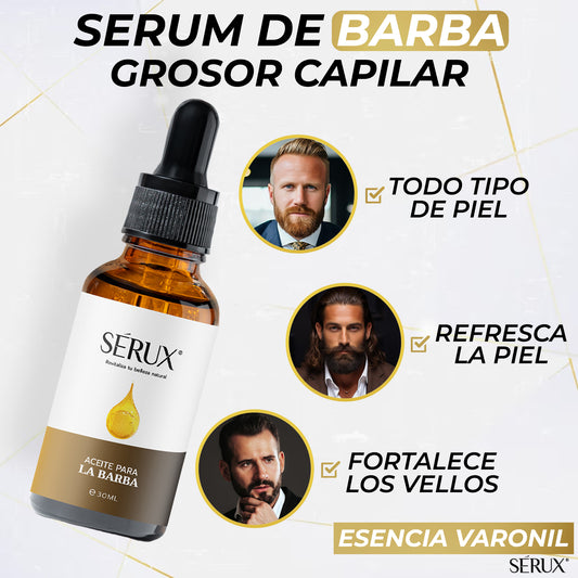 SERUX 30ml - Aceite para nutrir tu barba